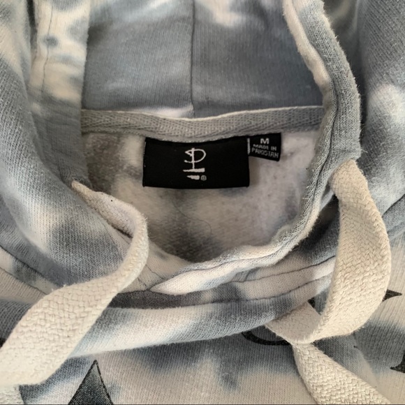 ๐ PINK FLOYD TIE DYE CROPPED HOODIE - Picture 6 of 8